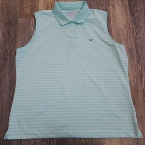 Vineyard Vines Sleeveless Collared Golf Top Women's Size XL